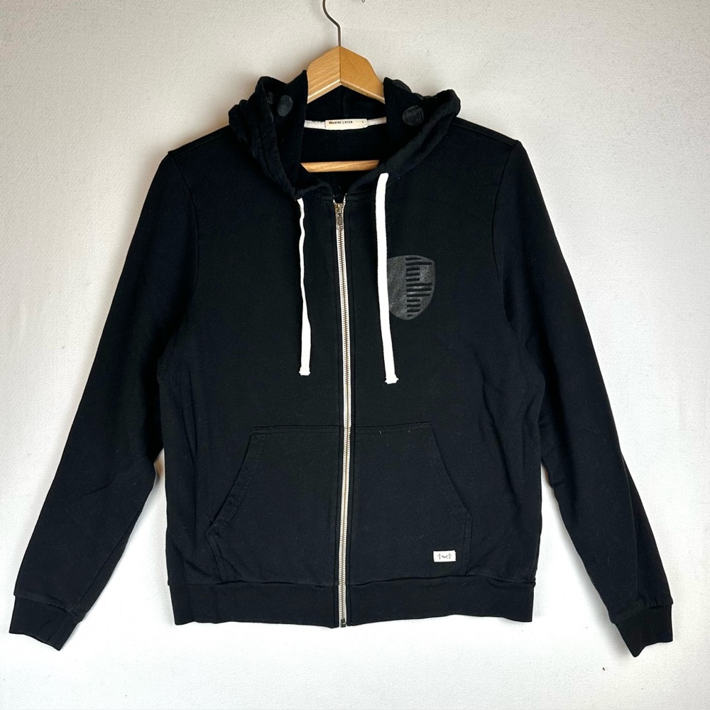 Marine Layer Afternoon Hoodie Womens Cotton Model Soft Cozy Comfort Sz L